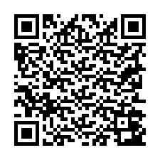 Código QR para número de teléfono +19252043849