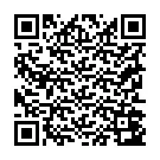 QR kód a telefonszámhoz +19252043851