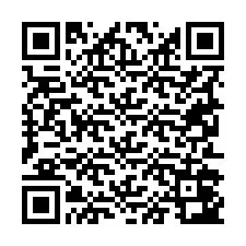 QR-koodi puhelinnumerolle +19252043853