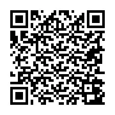 Código QR para número de teléfono +19252043857