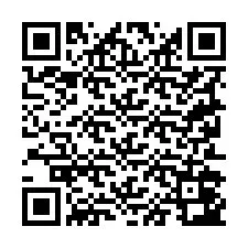 QR kód a telefonszámhoz +19252043858