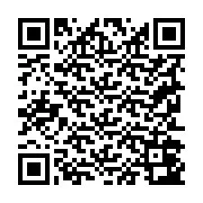 Kod QR dla numeru telefonu +19252043861