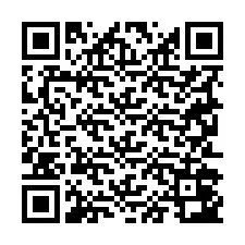 QR kód a telefonszámhoz +19252043872