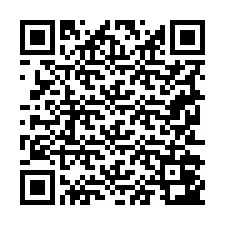 QR-koodi puhelinnumerolle +19252043875