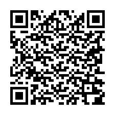 QR-koodi puhelinnumerolle +19252204056