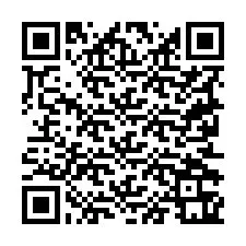 QR-koodi puhelinnumerolle +19252361388