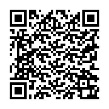 QR-koodi puhelinnumerolle +19252362604