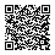 Código QR para número de telefone +19252428329