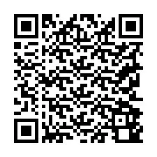 Código QR para número de teléfono +19252940331