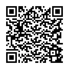 QR kód a telefonszámhoz +19252942320