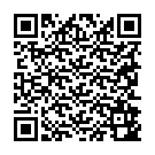 QR kód a telefonszámhoz +19252942562