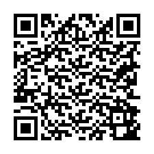 Codice QR per il numero di telefono +19252942629