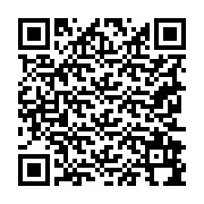 QR kód a telefonszámhoz +19252994595