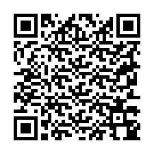 QR-koodi puhelinnumerolle +19253344510