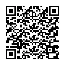 Código QR para número de telefone +19253630040