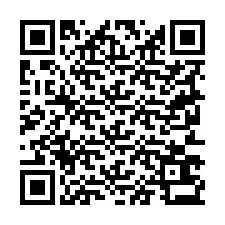 Código QR para número de teléfono +19253633304