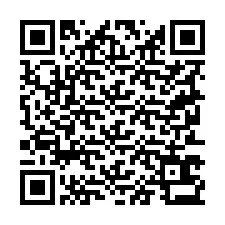 Código QR para número de teléfono +19253633454