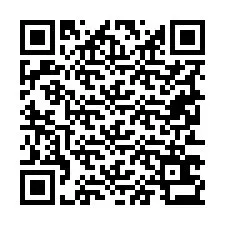 QR kód a telefonszámhoz +19253633657