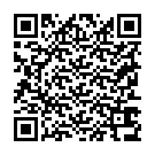 Codice QR per il numero di telefono +19253636851