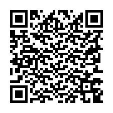 Código QR para número de teléfono +19253749108