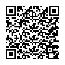 QR-koodi puhelinnumerolle +19253750949