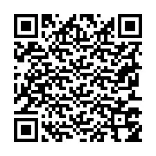 QR-code voor telefoonnummer +19253754105