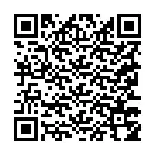 QR-koodi puhelinnumerolle +19253754568