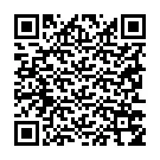 Código QR para número de teléfono +19253754652