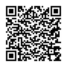 QR kód a telefonszámhoz +19253754815