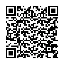 QR Code pour le numéro de téléphone +19253758998