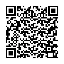 QR-koodi puhelinnumerolle +19253760245