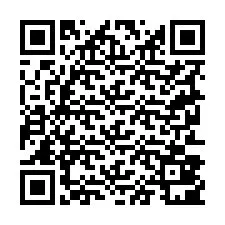 QR kód a telefonszámhoz +19253801354