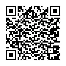 Código QR para número de telefone +19253801897