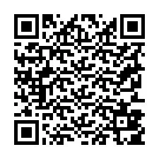 QR код за телефонен номер +19253805501