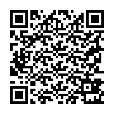 QR kód a telefonszámhoz +19253821470