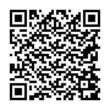 Código QR para número de teléfono +19254001185