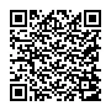 Codice QR per il numero di telefono +19254003419