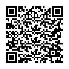 QR код за телефонен номер +19254026285