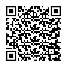 QR kód a telefonszámhoz +19254027600