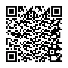 Código QR para número de telefone +19254750073