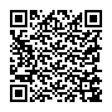 QR-koodi puhelinnumerolle +19255747104