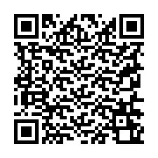 QR kód a telefonszámhoz +19256260500