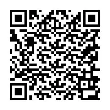 QR-code voor telefoonnummer +19256932029