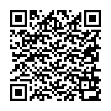 Código QR para número de teléfono +19256932443