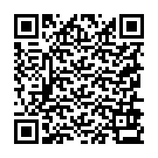 QR Code pour le numéro de téléphone +19256933854