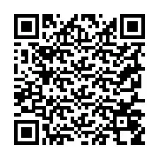 電話番号のQRコード +19257058701