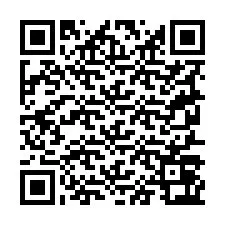 QR-код для номера телефона +19257063940