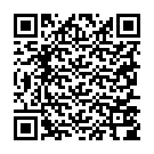 Codice QR per il numero di telefono +19257504312