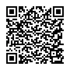 Código QR para número de teléfono +19257573370