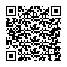 QR-kood telefoninumbri jaoks +19257574255